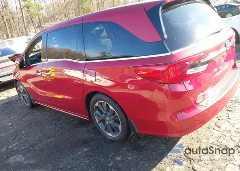 2023 Honda Odyssey Elite z USA, uszkodzony, nr VIN 5FNRL6H98PB015474